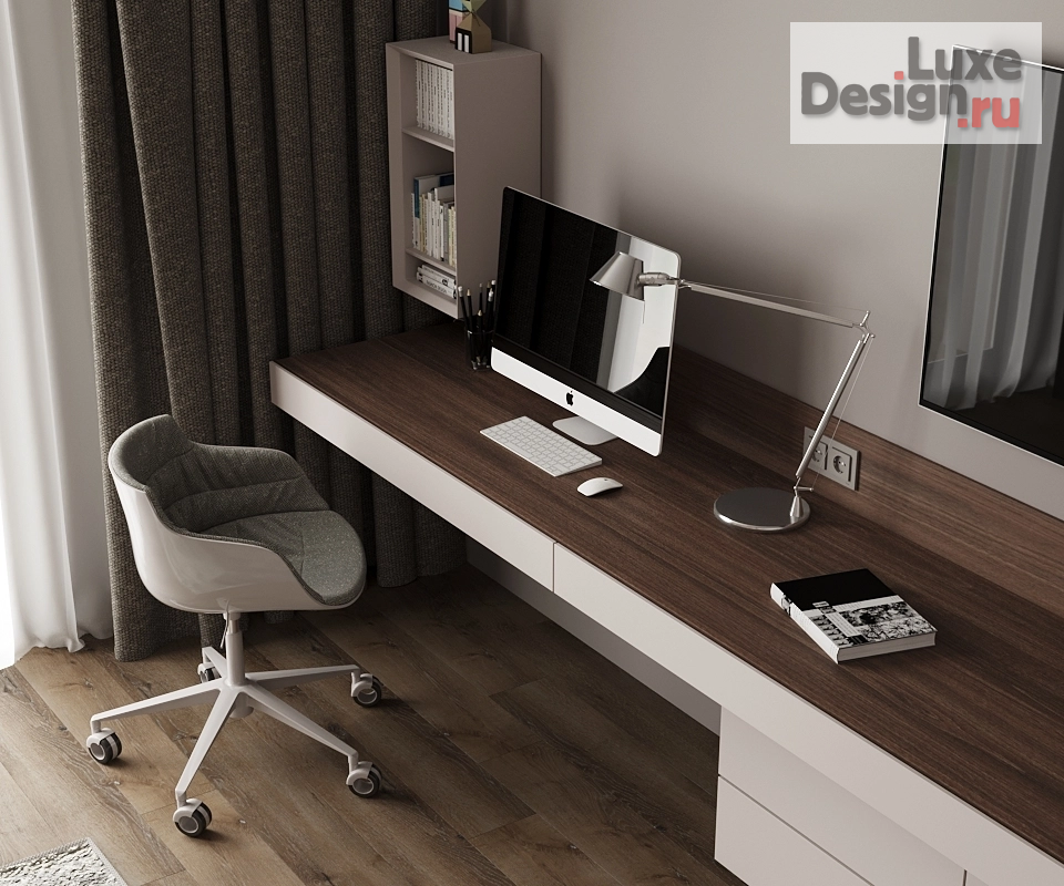 Дизайн интерьера трехкомнатной квартиры "Комната для гостей. Дизайн- проект квартиры в "Привилегии"" (фото 7)