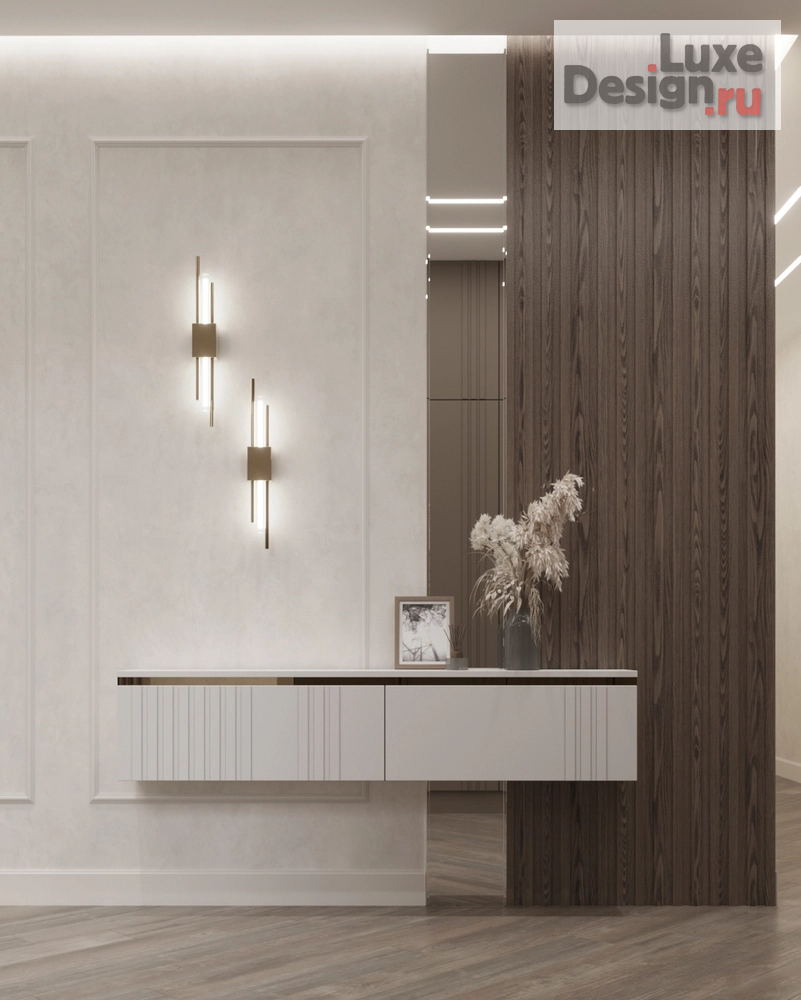 Дизайн интерьера квартиры студии "Прихажая" (фото 1)