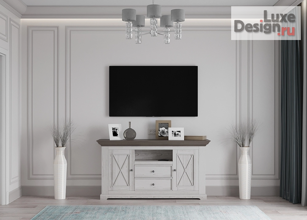 Дизайн интерьера загородного дома "Спальная комната в классическом стиле. Дизайн проект в Вавиловце" (фото 1)