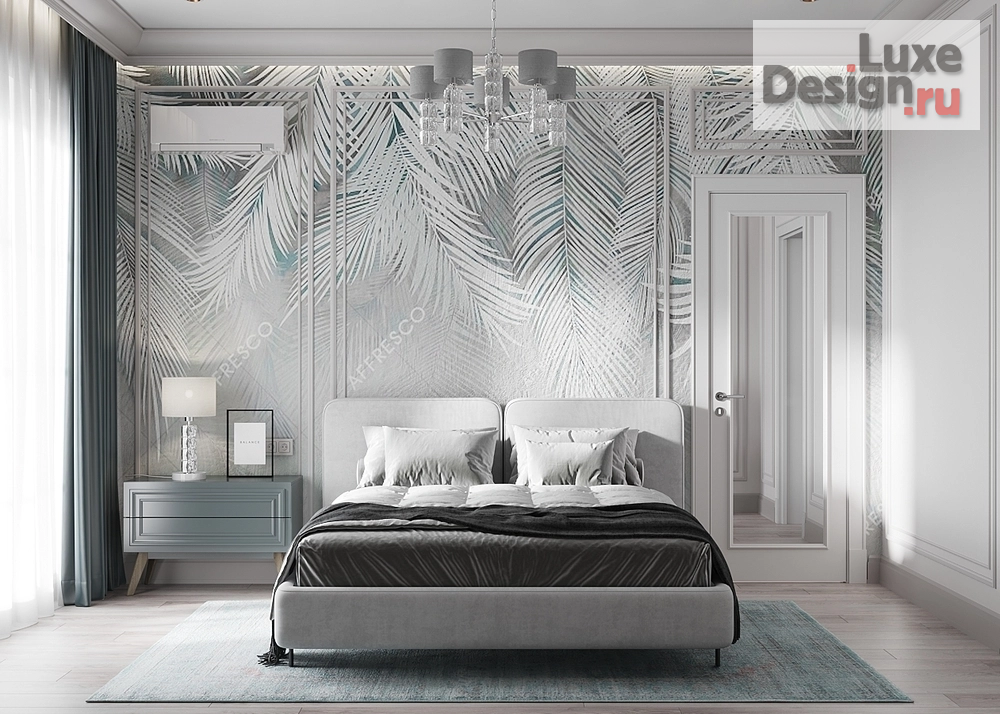 Дизайн интерьера загородного дома "Спальная комната в классическом стиле. Дизайн проект в Вавиловце" (фото 2)