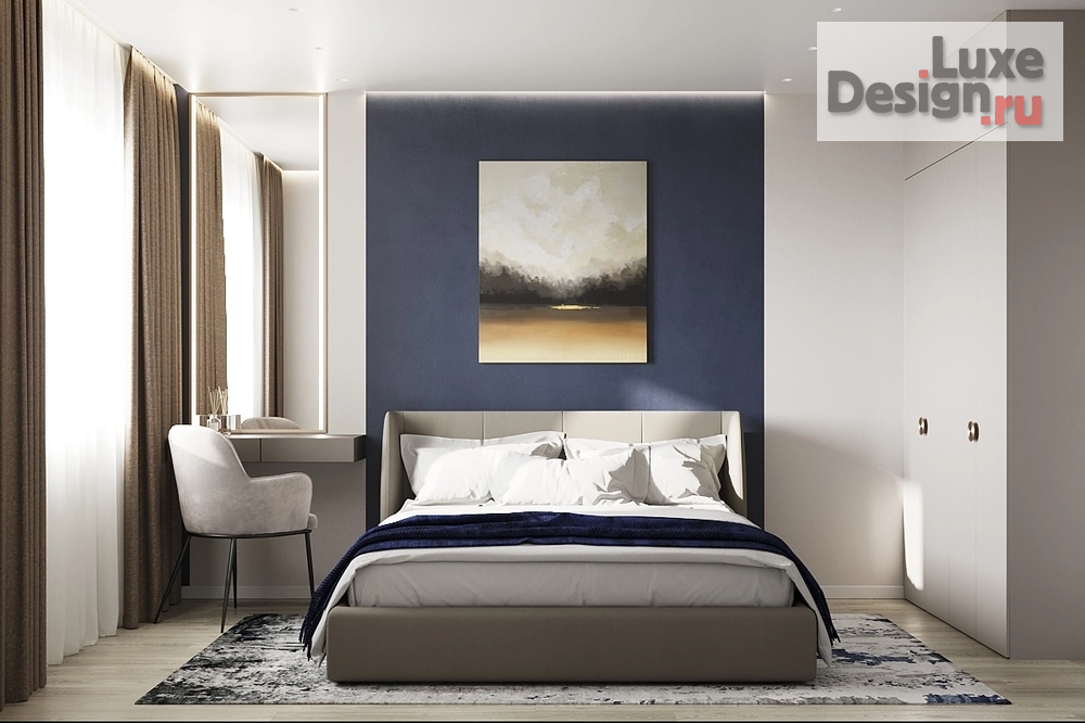 Дизайн интерьера квартиры "Спальная комната в современном стиле " (фото 3)