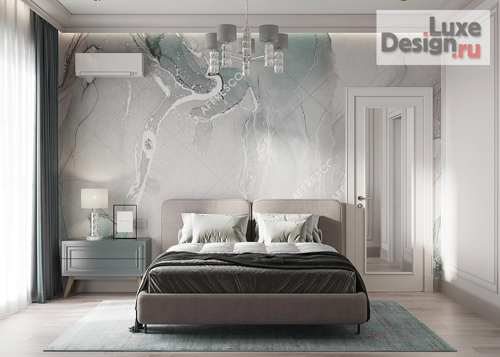 Дизайн интерьера загородного дома "Спальная комната в классическом стиле" (фото 3)