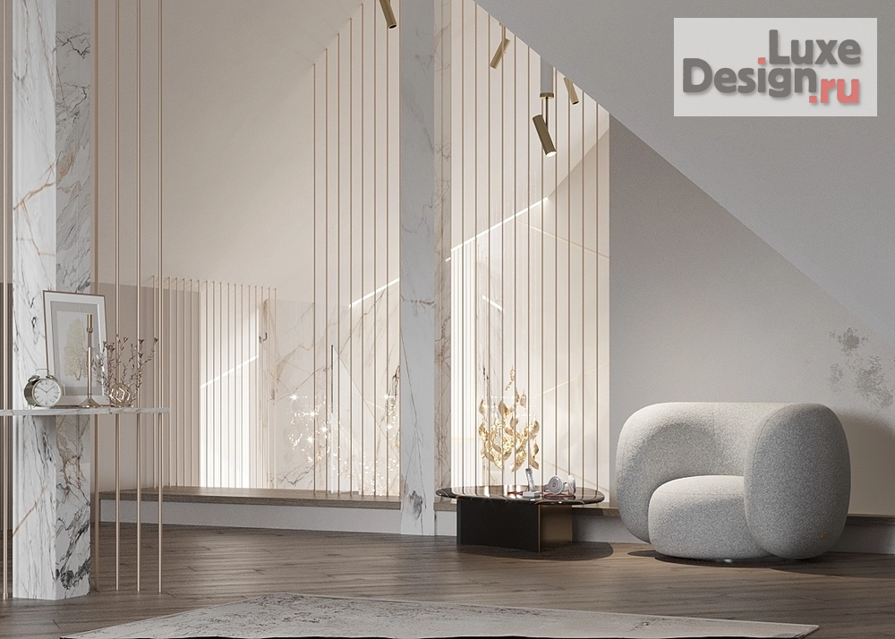 Дизайн интерьера загородного дома "Дизайн гостевой комнаты из проекта дома в поселке"Ключи"" (фото 2)