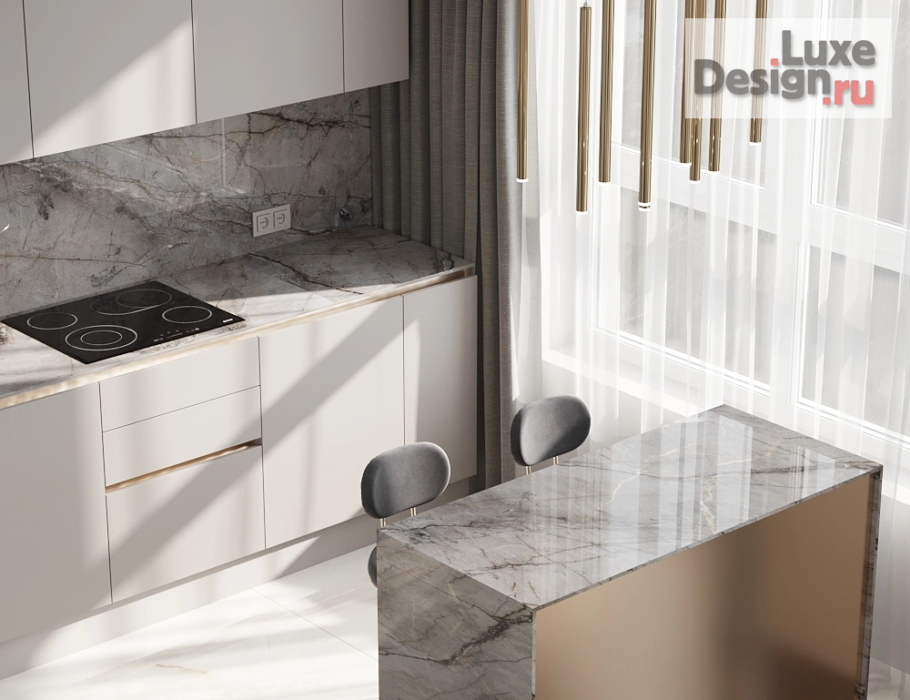 Дизайн интерьера апартаментов "Дизайн проект апартаментов в Челябинской области " (фото 5)