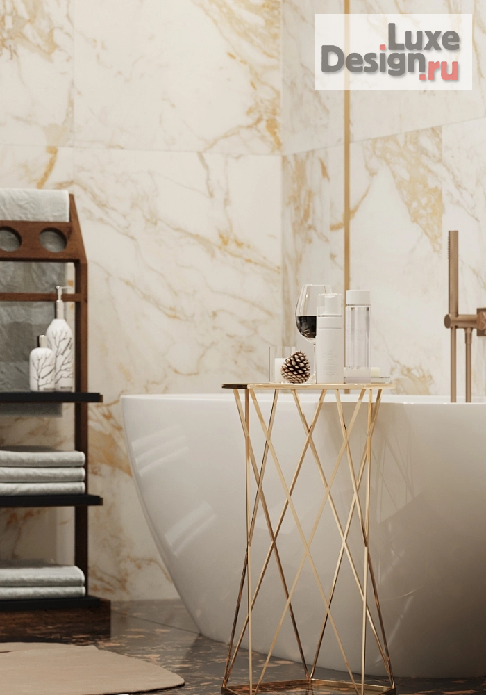 Дизайн интерьера двухкомнатной квартиры "Современная ванная комната в классическом стиле" (фото 4)