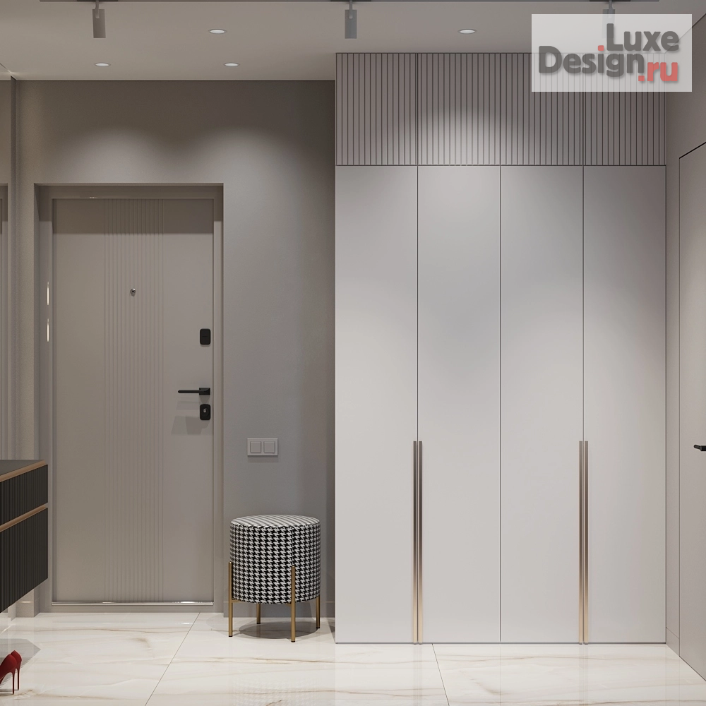 Дизайн интерьера апартаментов "Прихожая в современном стиле" (фото 5)