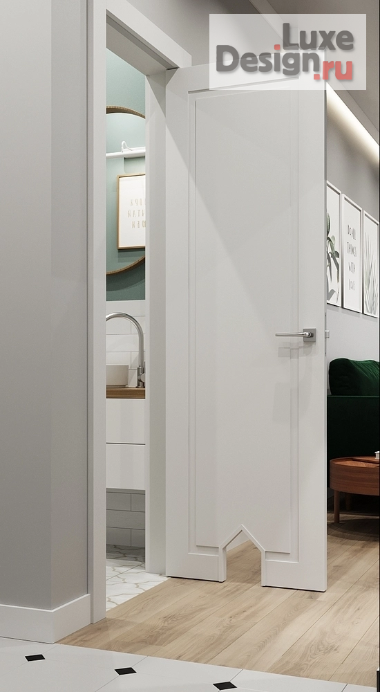 Дизайн интерьера четырехкомнатной квартиры "Дизайн прихожей " (фото 2)