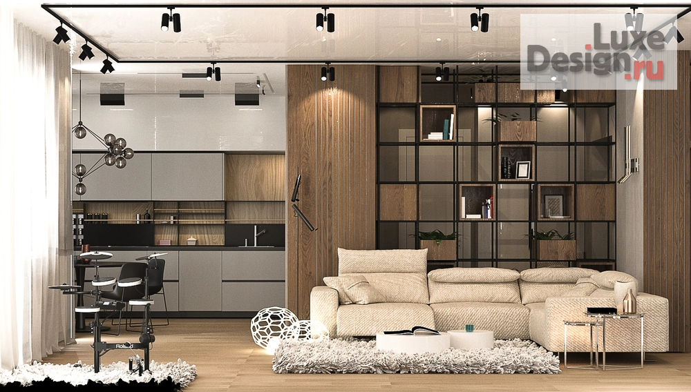 Дизайн интерьера трехкомнатной квартиры "Суворина Анастасия" (фото 1)