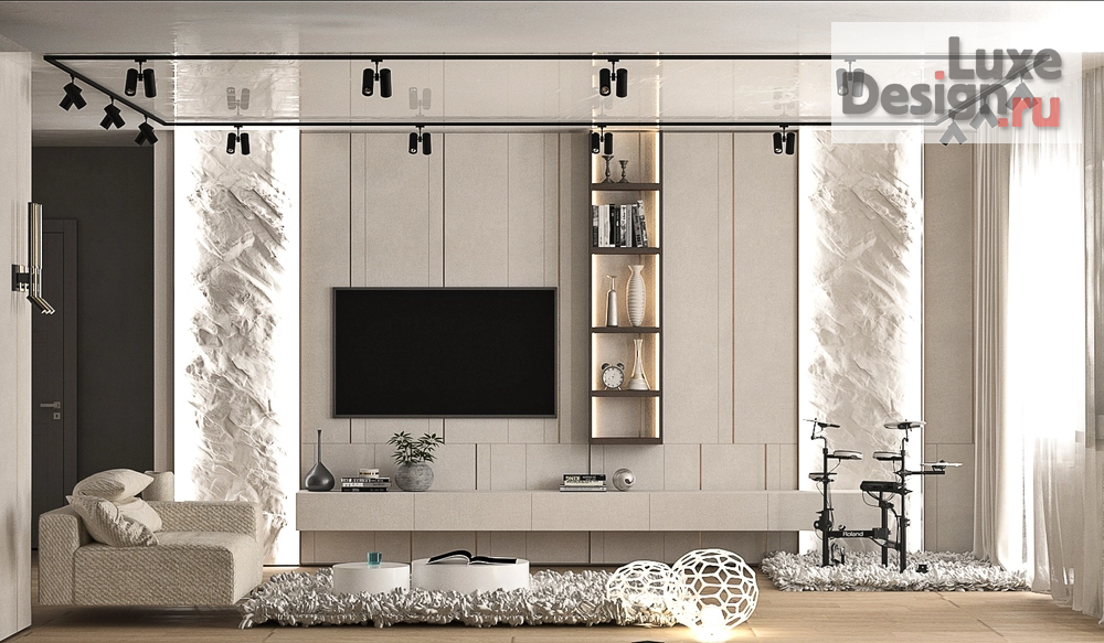 Дизайн интерьера трехкомнатной квартиры "Суворина Анастасия" (фото 2)