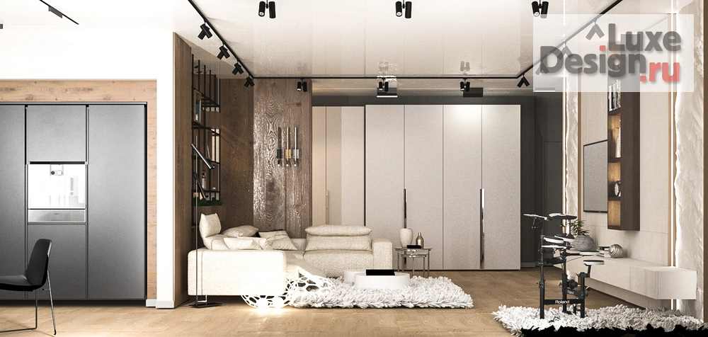 Дизайн интерьера трехкомнатной квартиры "Суворина Анастасия" (фото 4)