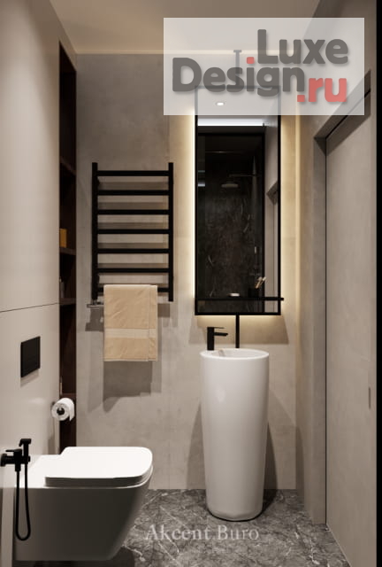 Дизайн интерьера двухкомнатной квартиры "Челябинск, ЖК Лесопарковый, 82 кв.м" (фото 33)