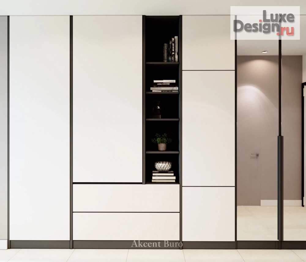 Дизайн интерьера квартиры студии "Санкт-Петербург, ЖК Палацио, 28 кв.м" (фото 4)