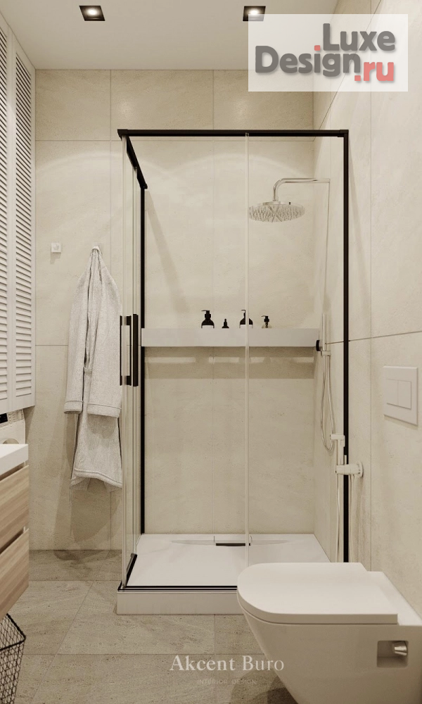 Дизайн интерьера квартиры студии "Москва, ЖК Селигер Сити, 26 кв.м" (фото 15)