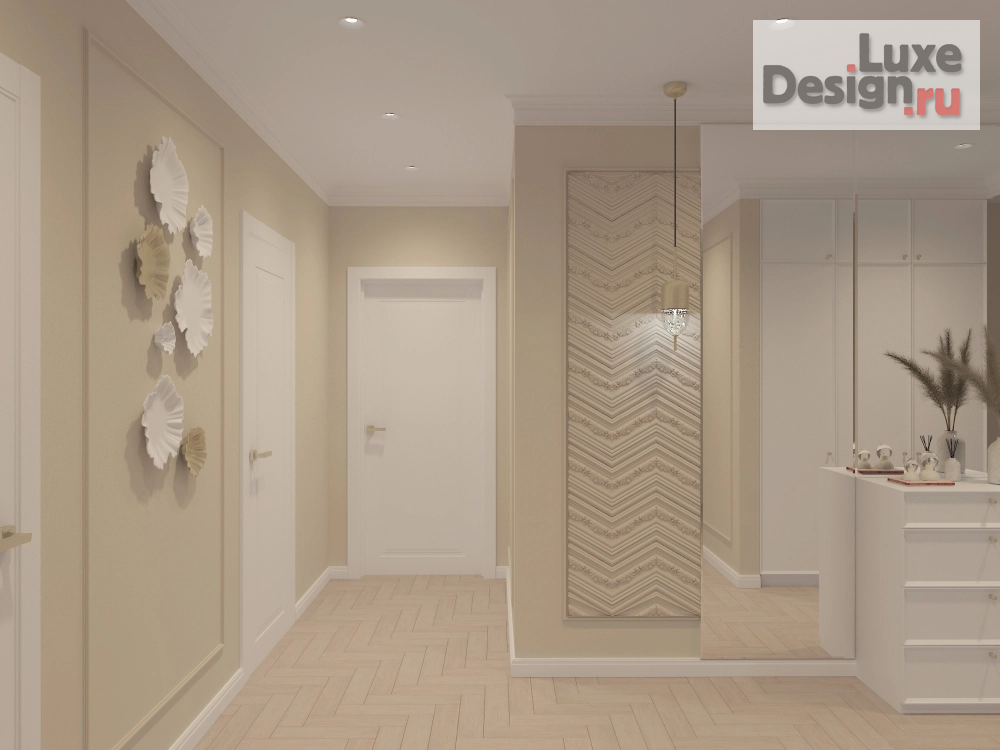 Дизайн интерьера трехкомнатной квартиры "Проект квартиры S=70м2 для Марии " (фото 8)