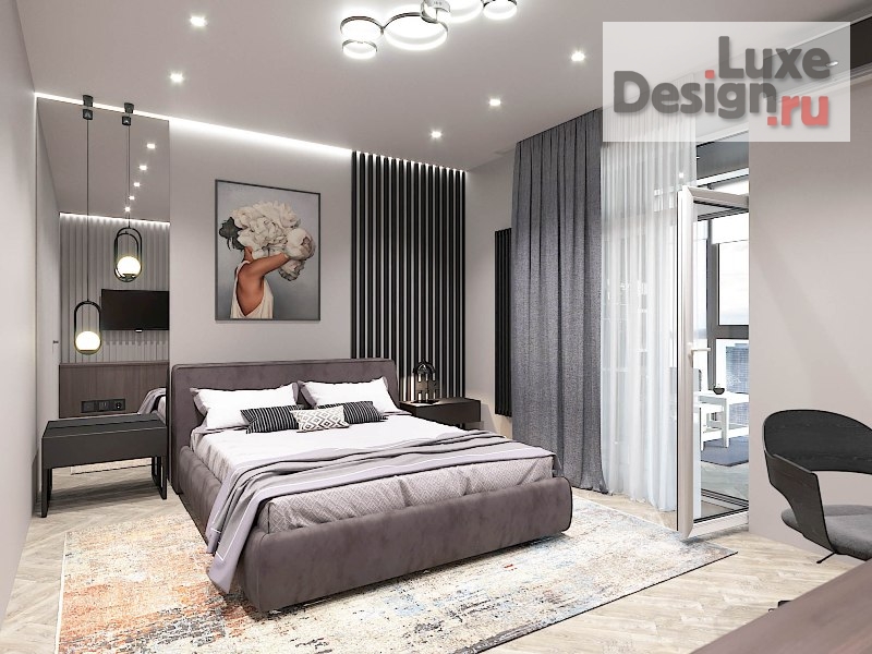 Дизайн интерьера четырехкомнатной квартиры "Ньютон на высоте" (фото 7)