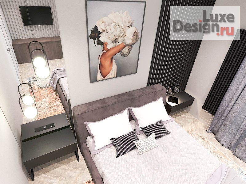 Дизайн интерьера четырехкомнатной квартиры "Ньютон на высоте" (фото 8)