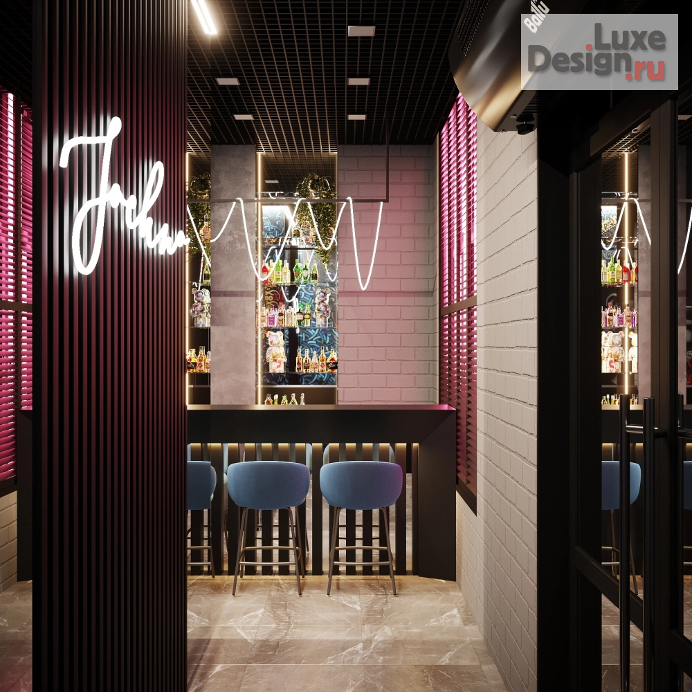 Дизайн интерьера отеля "Арт отель "Сочно" главный респешен " (фото 2)