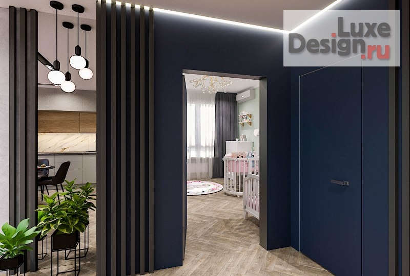 Дизайн интерьера четырехкомнатной квартиры "Ньютон на высоте" (фото 23)