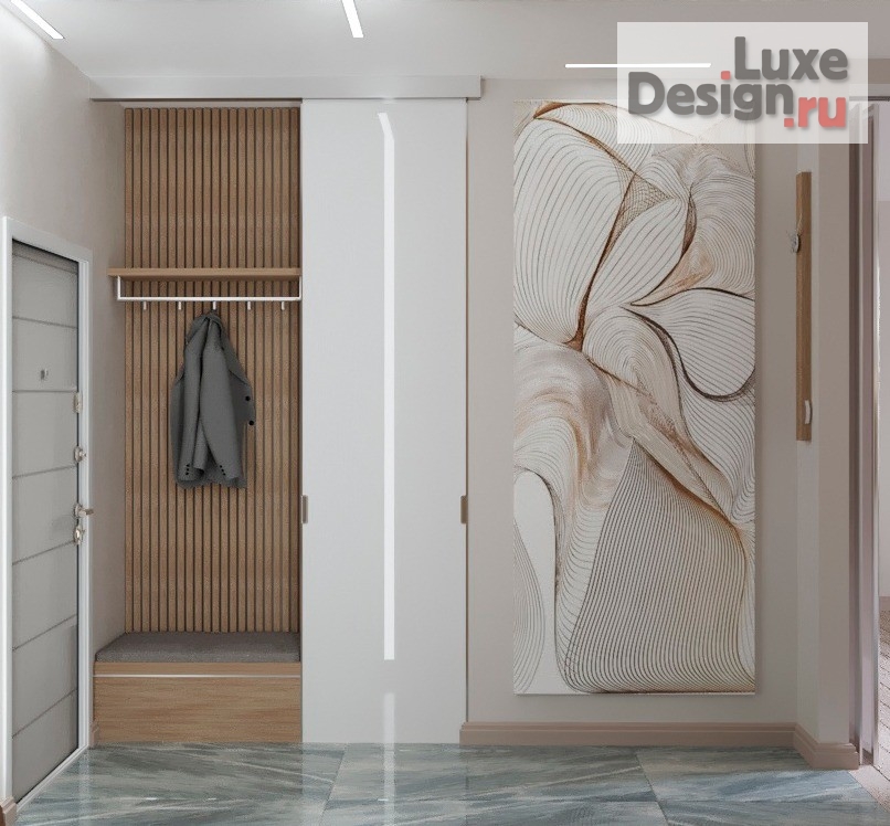 Дизайн интерьера квартиры "Однокомнатная в Москве." (фото 2)