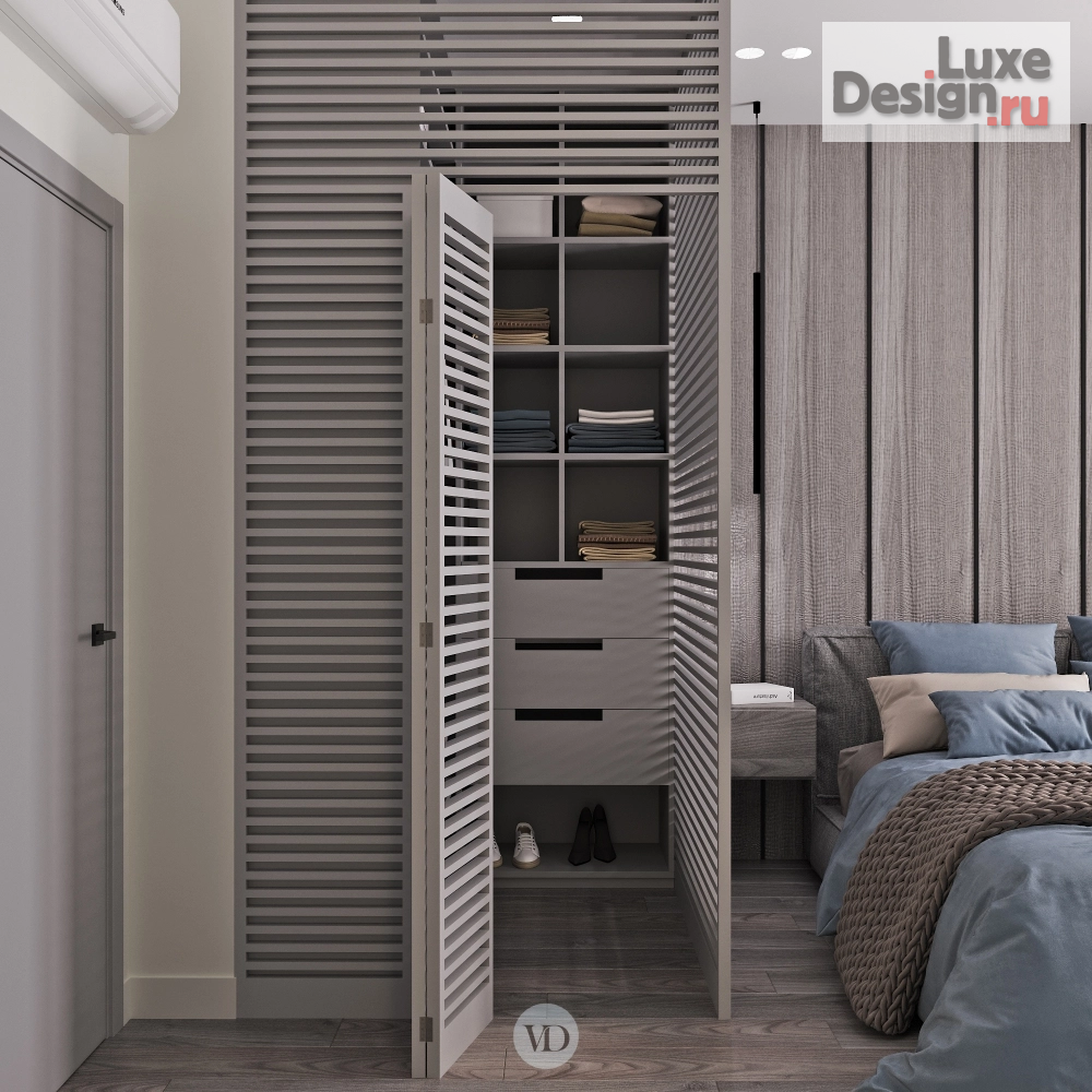 Дизайн интерьера трехкомнатной квартиры "Дизайн-проект ЖК Академ Риверсайд" (фото 7)