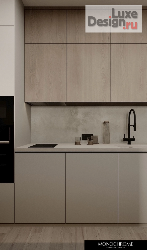 Дизайн интерьера трехкомнатной квартиры "КУХНЯ-ГОСТИНАЯ ЖК НЬЮТОН" (фото 8)