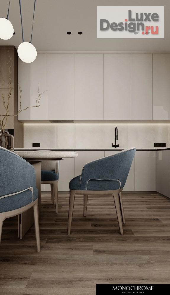 Дизайн интерьера загородного дома "Кухня-гостиная дачного дома в п. ЧЕРЕМУШКИ" (фото 13)