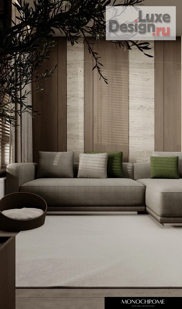 Дизайн интерьера трехкомнатной квартиры "КУХНЯ-ГОСТИНАЯ ЖК НЬЮТОН" (фото 1)