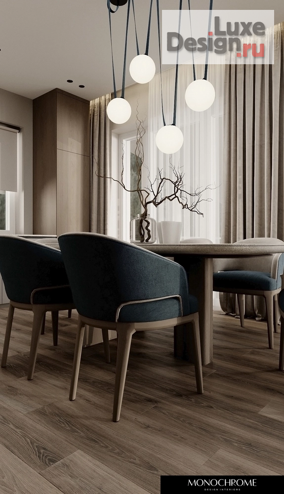 Дизайн интерьера загородного дома "Кухня-гостиная дачного дома в п. ЧЕРЕМУШКИ" (фото 15)