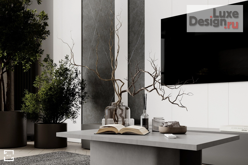 Дизайн интерьера гостиной "Кухня-гостиная ЖК "Лесопарковый"" (фото 5)