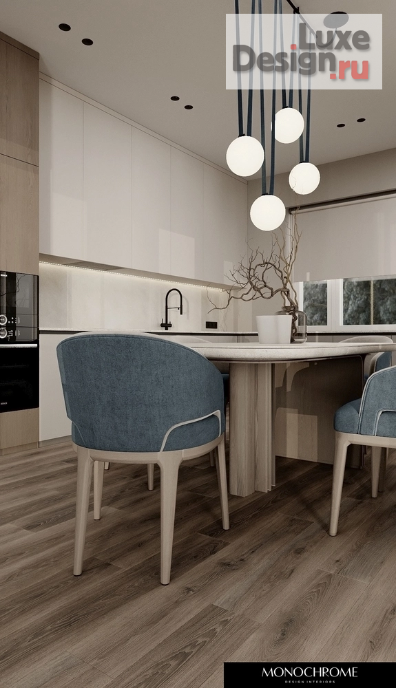 Дизайн интерьера загородного дома "Кухня-гостиная дачного дома в п. ЧЕРЕМУШКИ" (фото 18)