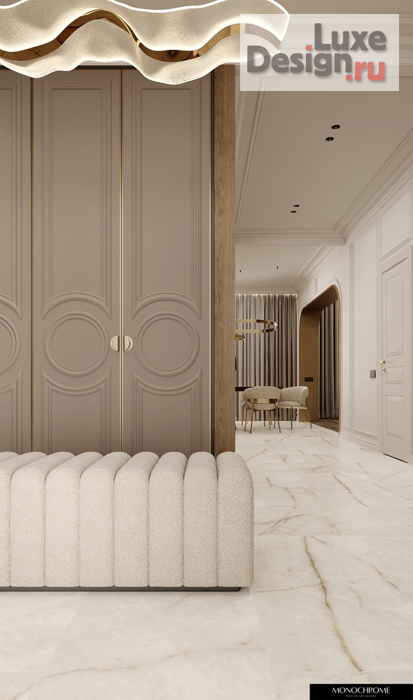 Дизайн интерьера частного дома "Дом с элементами классики в ЖК "Город L-TOWN"" (фото 1)