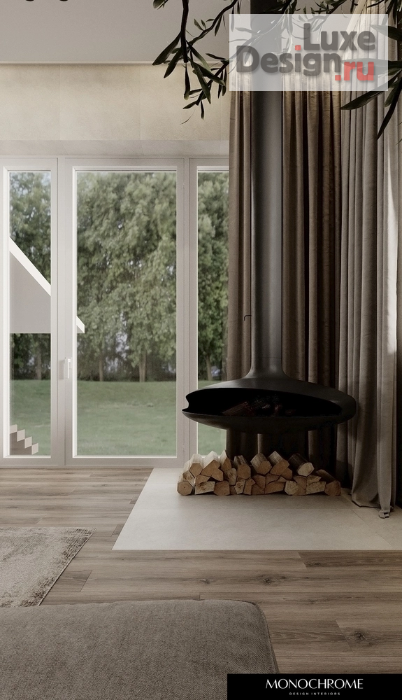 Дизайн интерьера загородного дома "Кухня-гостиная дачного дома в п. ЧЕРЕМУШКИ" (фото 24)