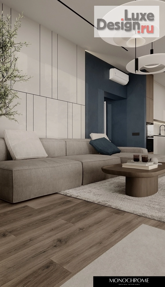 Дизайн интерьера загородного дома "Кухня-гостиная дачного дома в п. ЧЕРЕМУШКИ" (фото 27)