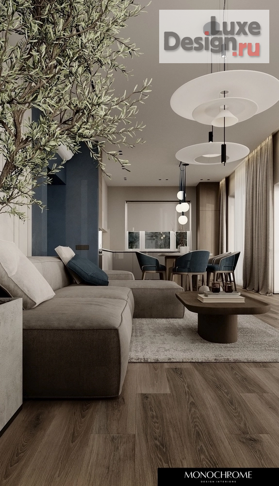 Дизайн интерьера загородного дома "Кухня-гостиная дачного дома в п. ЧЕРЕМУШКИ" (фото 29)