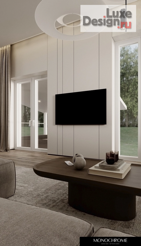 Дизайн интерьера загородного дома "Кухня-гостиная дачного дома в п. ЧЕРЕМУШКИ" (фото 34)