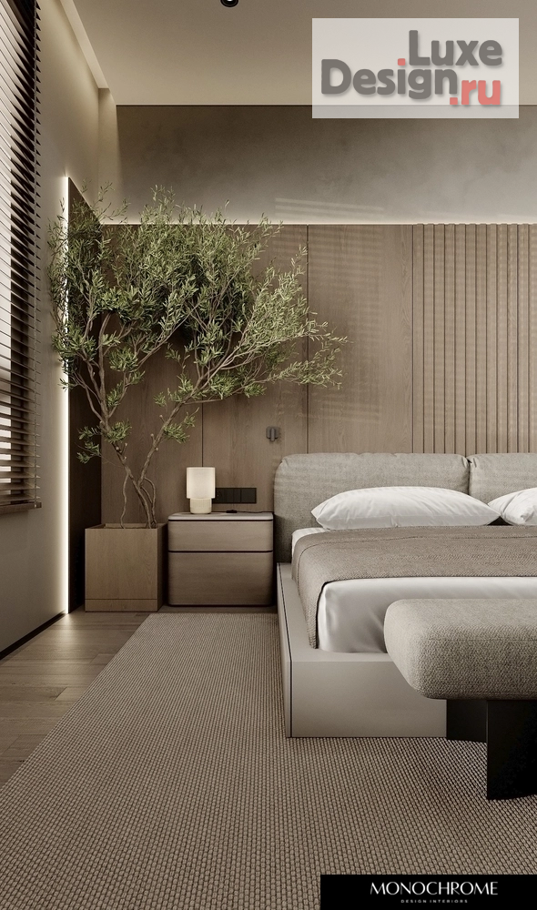 Дизайн интерьера трехкомнатной квартиры "Мастер-спальня в ЖК НЬЮТОН" (фото 5)