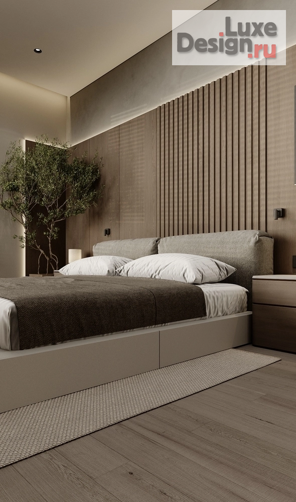 Дизайн интерьера трехкомнатной квартиры "Мастер-спальня в ЖК НЬЮТОН" (фото 8)