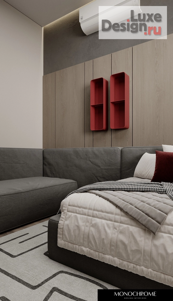 Дизайн интерьера загородного дома "Детская комната для подростка в загородном доме" (фото 10)