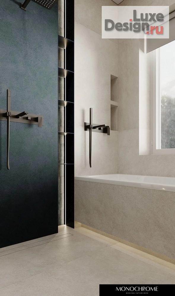 Дизайн интерьера частного дома "ОСНОВНОЙ САНУЗЕЛ частного дома" (фото 5)