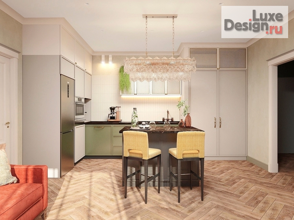 Дизайн интерьера трехкомнатной квартиры "картира в ЖК "НЬЮТОН"" (фото 4)