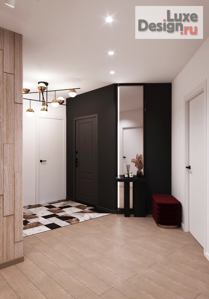 Дизайн интерьера четырехкомнатной квартиры "квартира в Екатеринбурге " (фото 2)