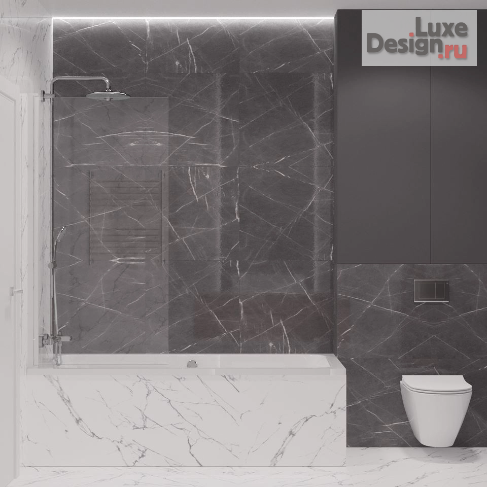 Дизайн интерьера ванной "Ванная комната" (фото 1)