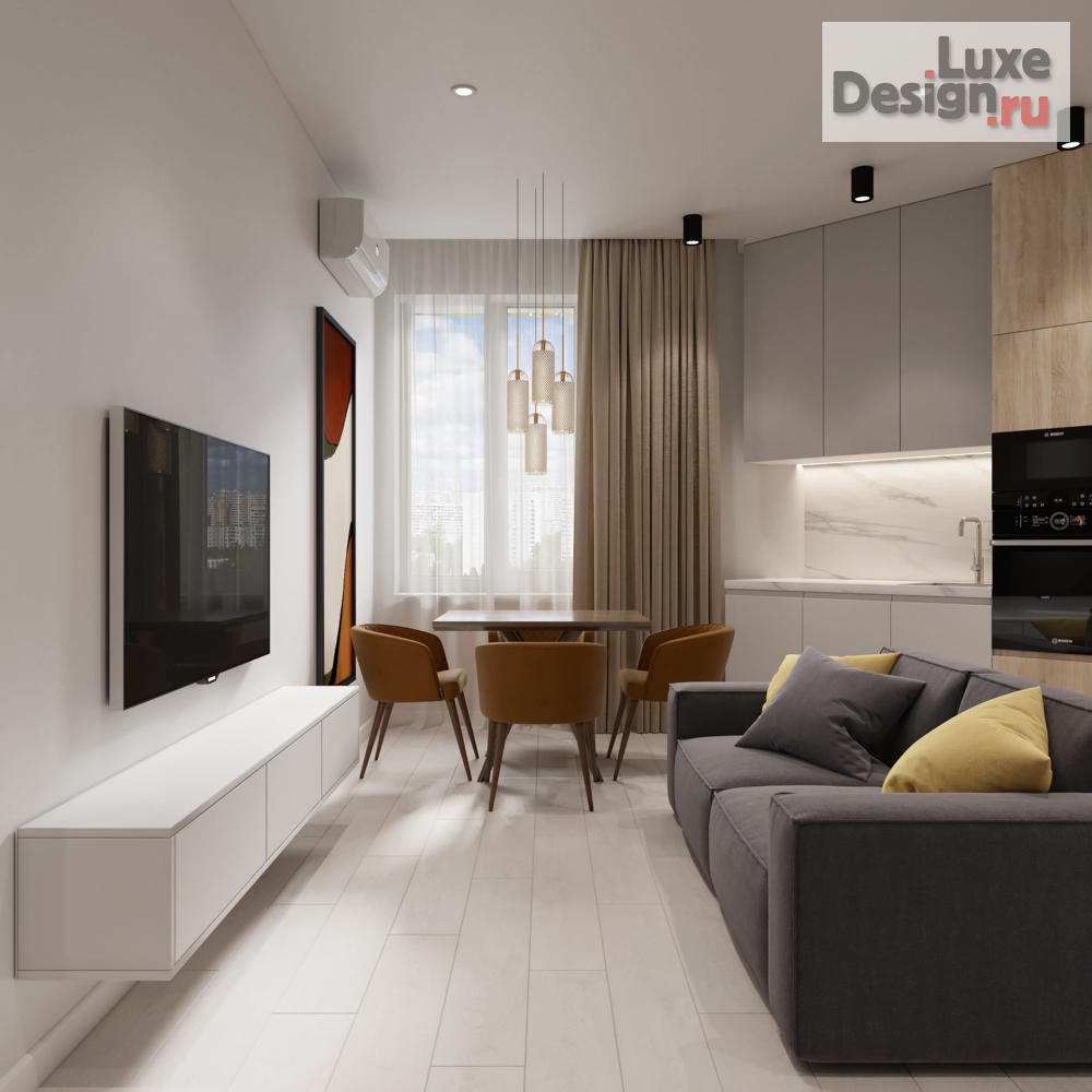 Дизайн интерьера гостиной "Гостиная" (фото 3)