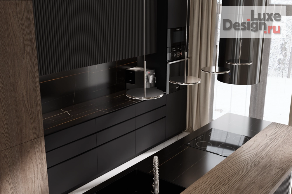 Дизайн интерьера кухни "Кухня-столовая" (фото 4)