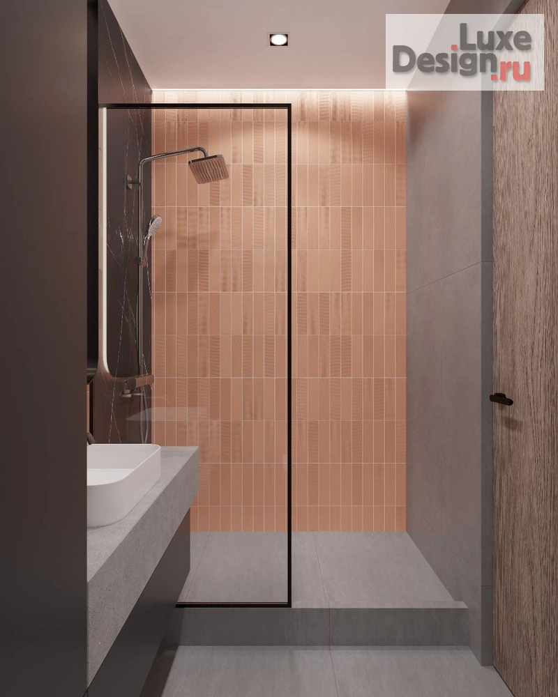 Дизайн интерьера загородного дома "Санузел" (фото 2)