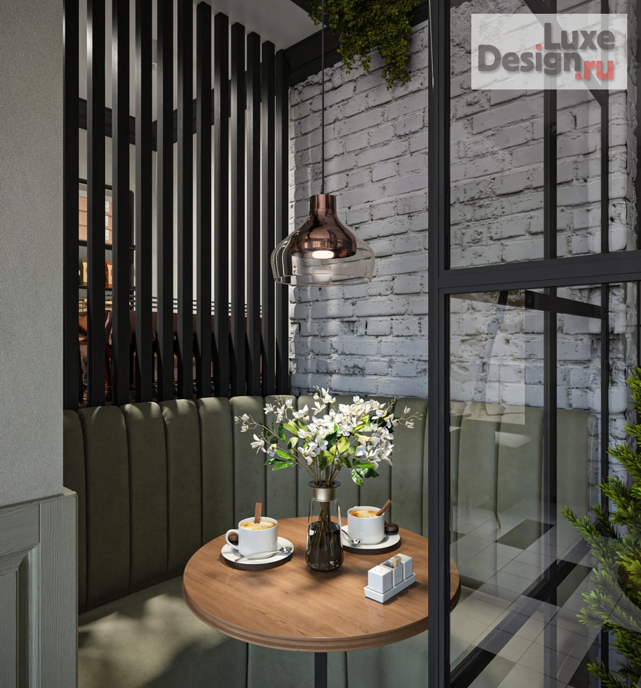 Дизайн интерьера кафе "Дизайн кофейни в Москве, как искусство "Мане и Моне"" (фото 7)
