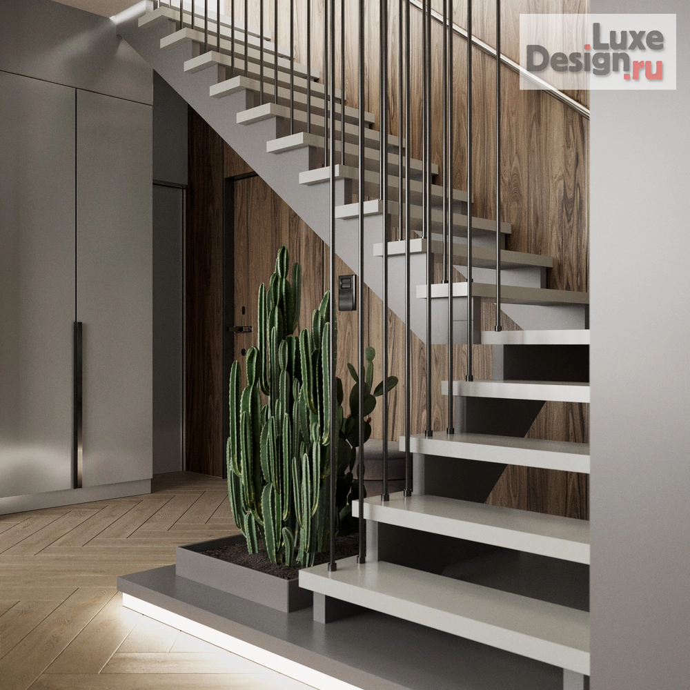 Дизайн интерьера апартаментов "Двухуровневая квартира в Сочи" (фото 4)