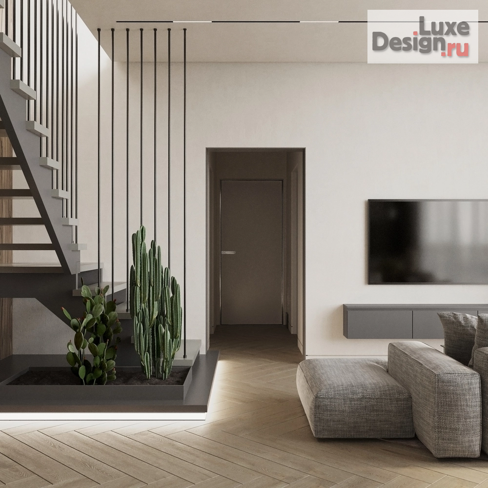 Дизайн интерьера апартаментов "Двухуровневая квартира в Сочи" (фото 7)