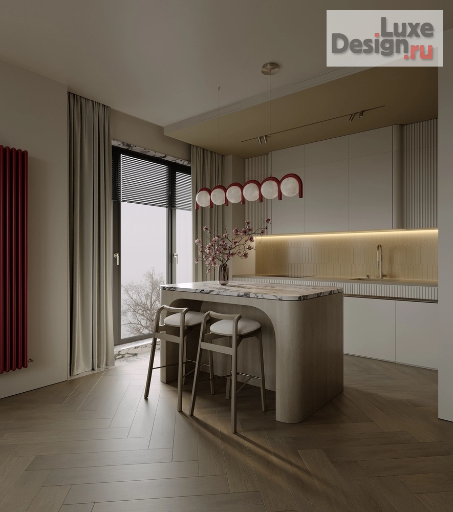 Дизайн интерьера четырехкомнатной квартиры "Дизайн-проект квартиры в Челябинске." (фото 2)