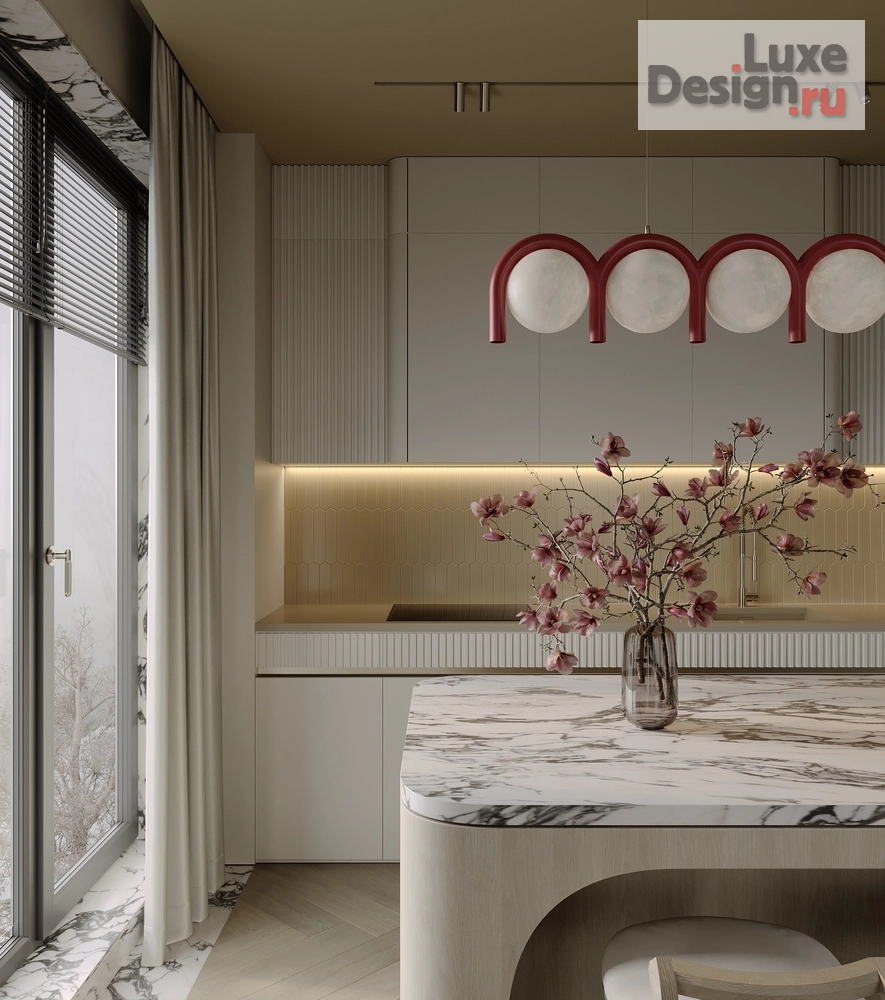 Дизайн интерьера четырехкомнатной квартиры "Дизайн-проект квартиры в Челябинске." (фото 3)